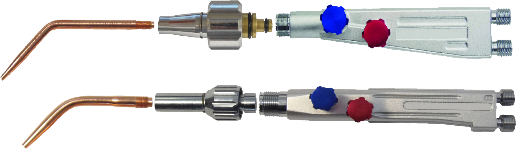 LightWeight & Type 5 shanks with mixers and welding nozzles