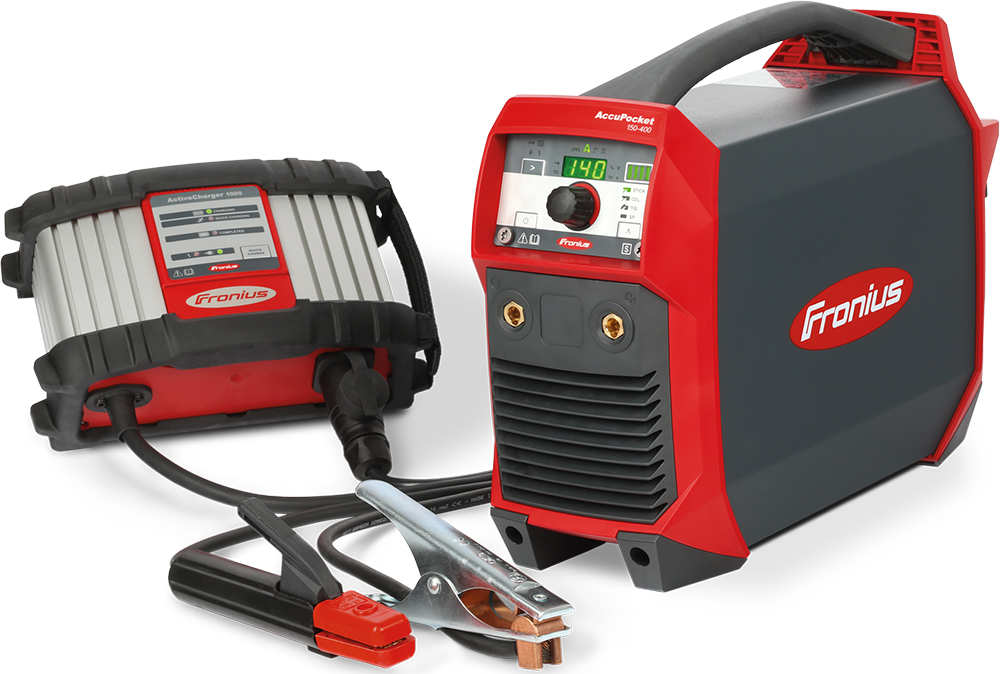 Fronius AccuPocket 150, battery powered welder with charger