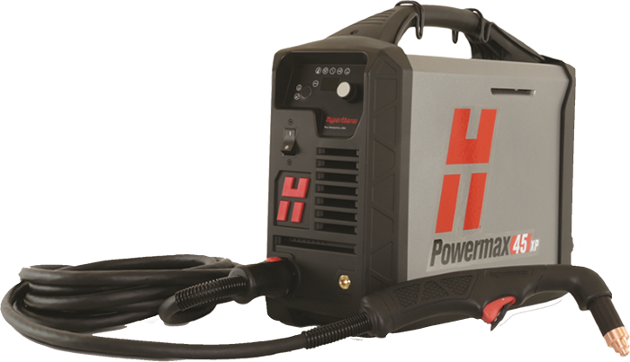 Hypertherm Powermax 45XP with a cutting capacity of 22mm
