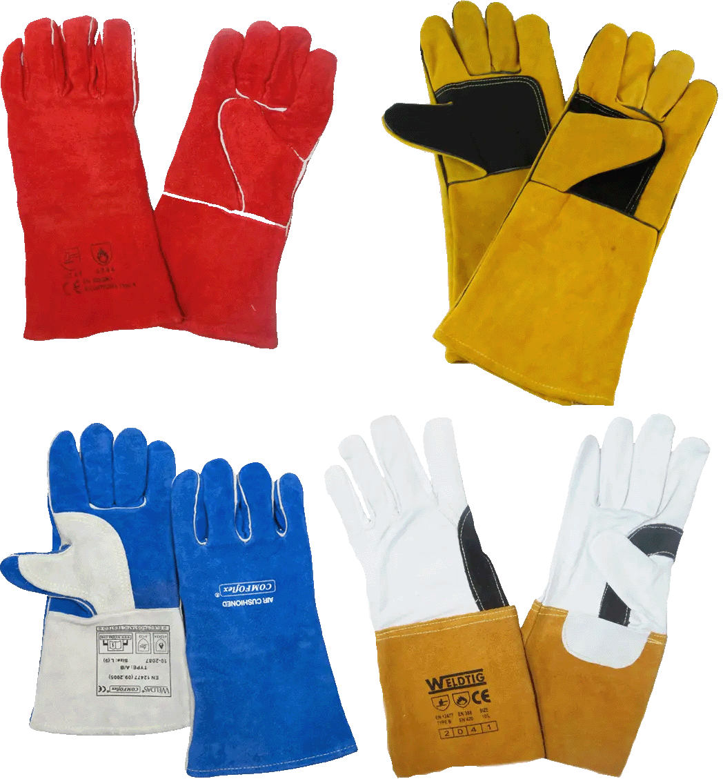 Budget MIG gloves, Standard MIG gloves, Premium MIG gloves, TIG Gloves